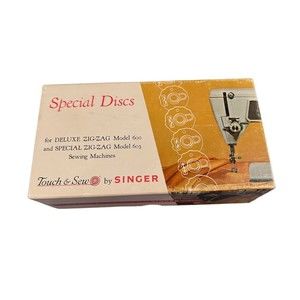 Singer Touch & Sew Special Discs for Deluxe ZIG-ZAG Model 600 and 603